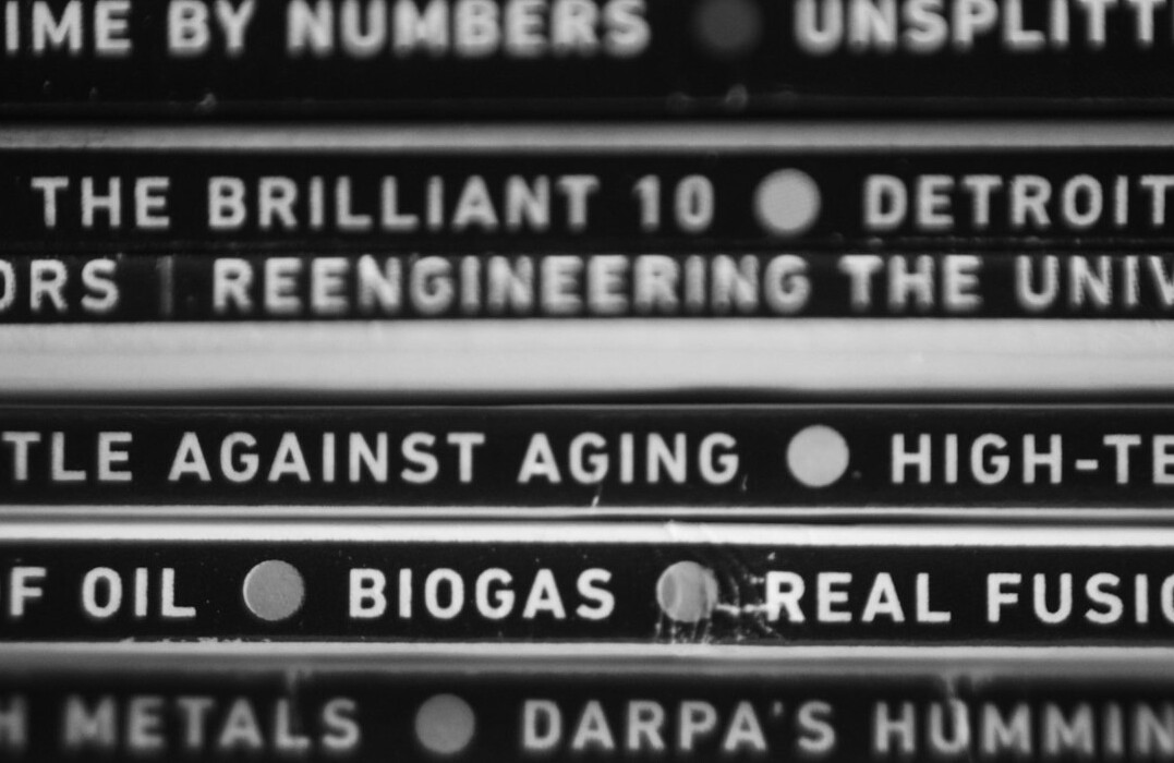 Stack of vintage video tape reels