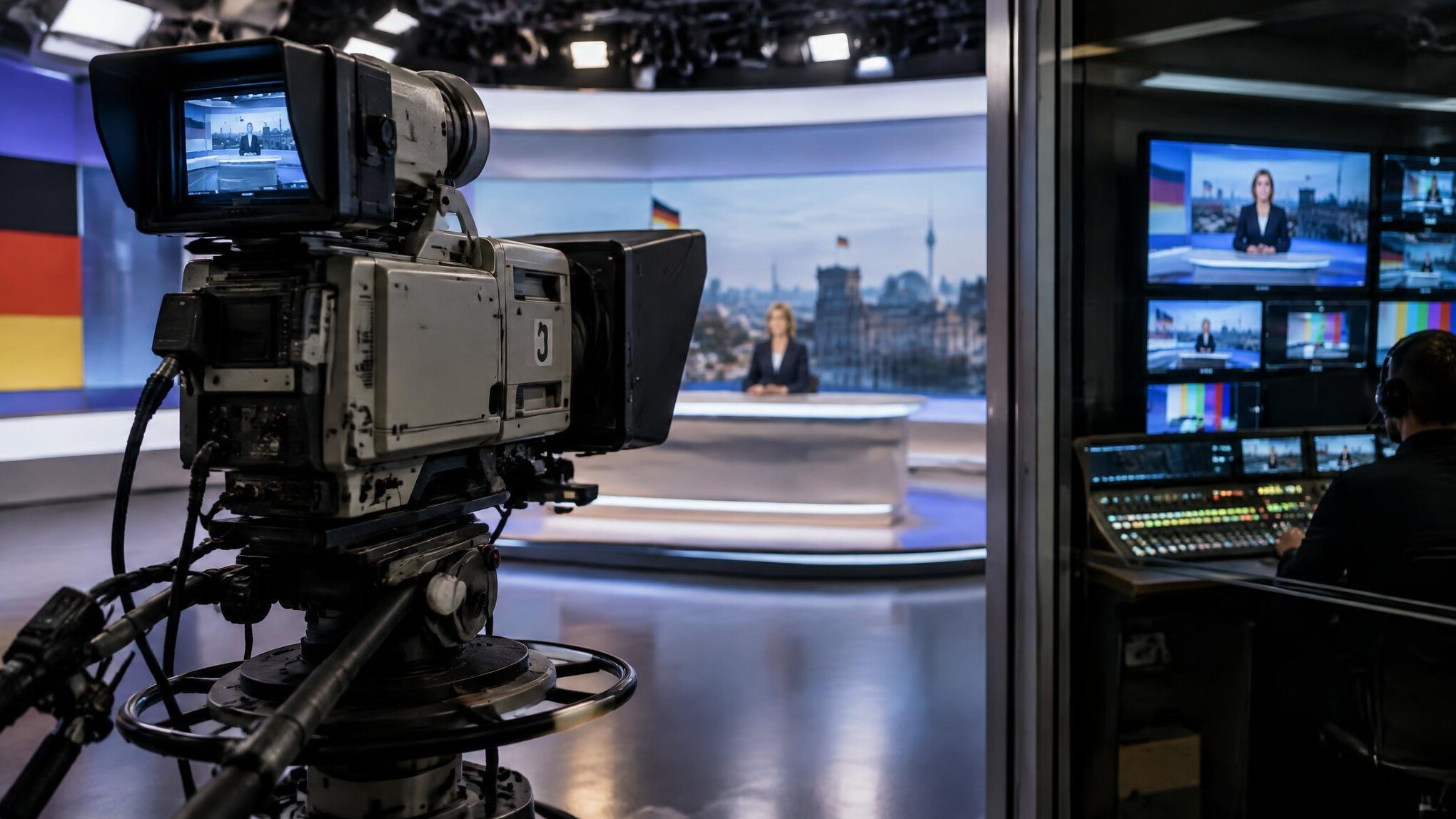 german tv studio setup