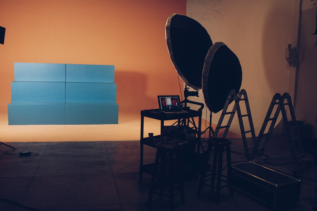 1960s color tv studio